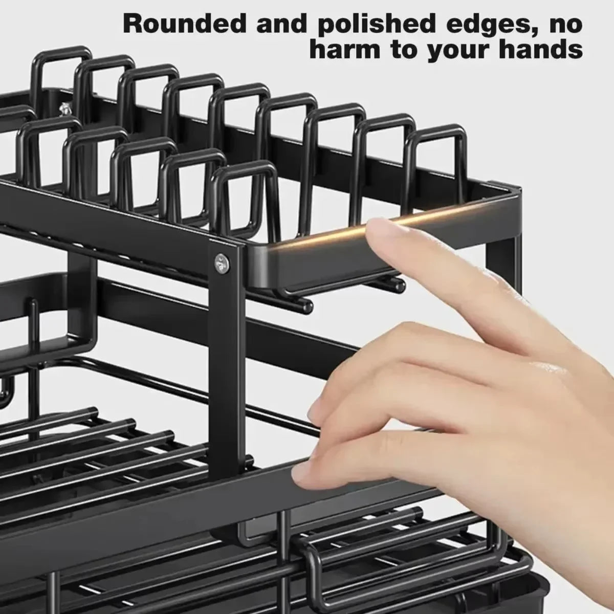 Adjustable Stainless Steel Dish Rack