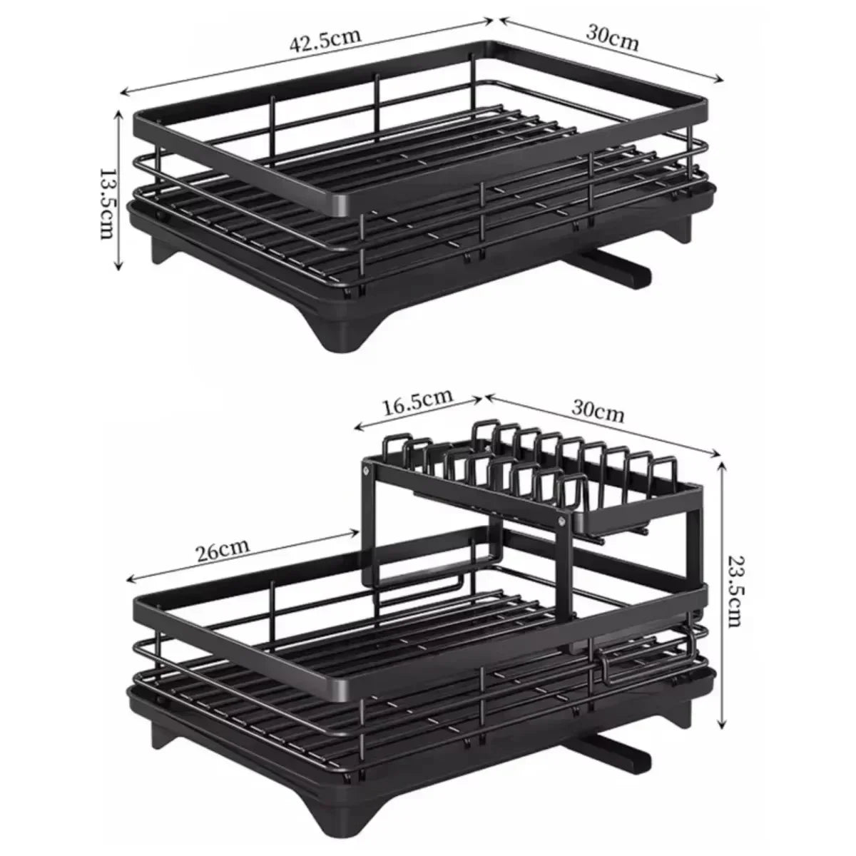 Adjustable Stainless Steel Dish Rack