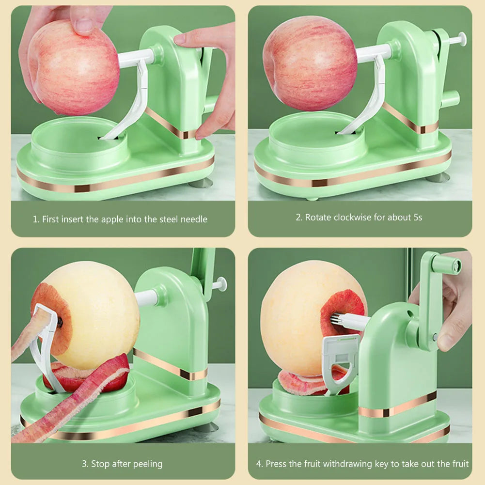 Hand Crank Apple Peeler Slicer