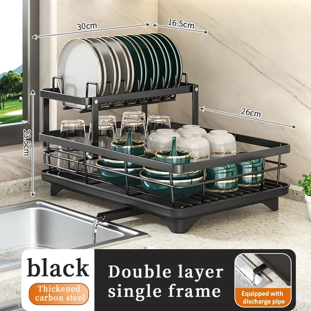 Adjustable Stainless Steel Dish Rack