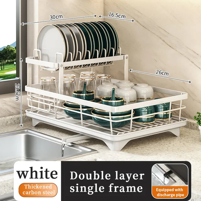 Adjustable Stainless Steel Dish Rack